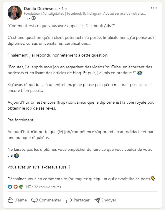 Si vous souhaitez avoir plus d'abonnés sur les réseaux sociaux, offrez du contenu de qualité à votre audience. 